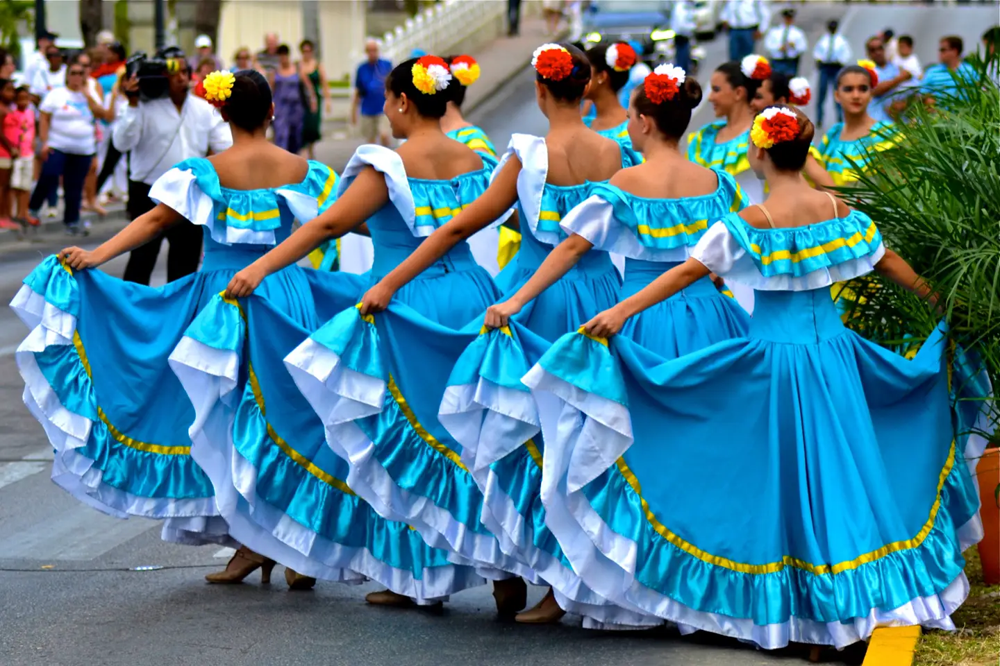 Carnival dancers in Aruba